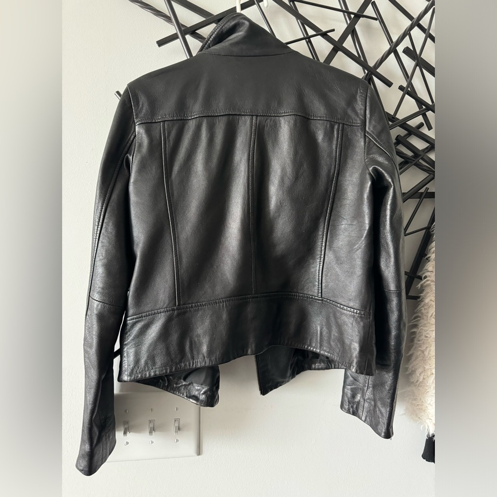 AllSaints leather biker jacket - Picture 5 of 5